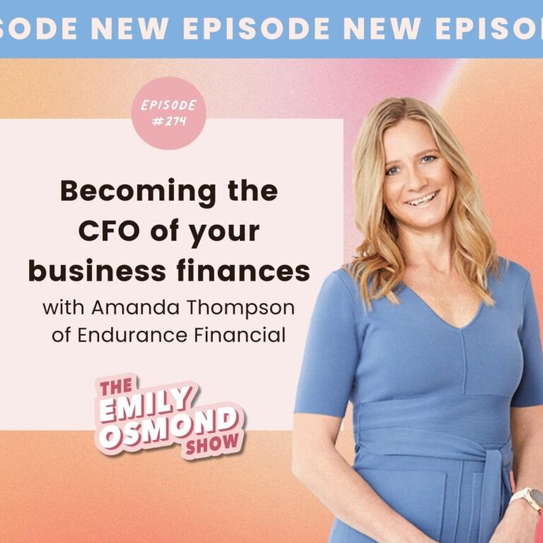 the CFO of your business finances with Amanda Thompson of